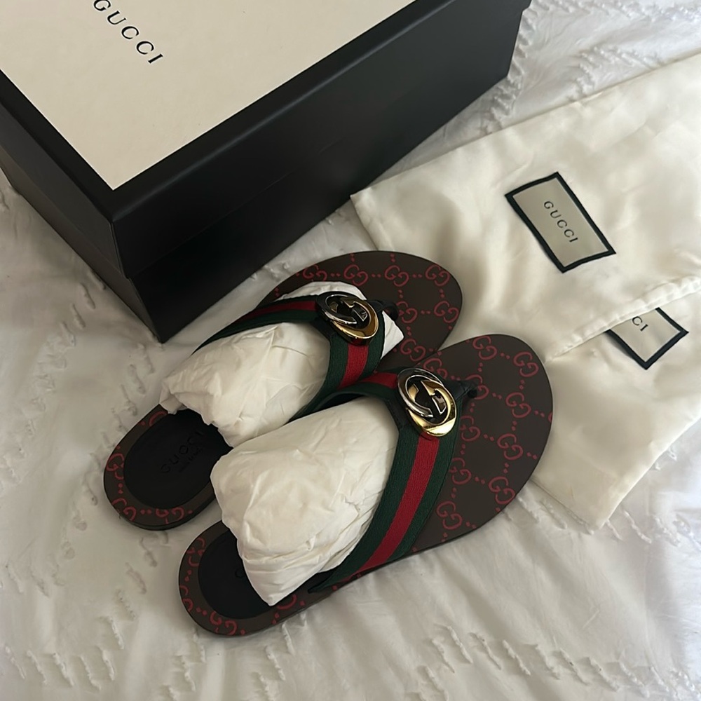 Gucci sandals, worn 1x